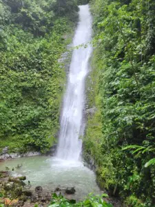 Santa Lucia Waterfall near Casitas Del Rio Riverfront Nature Lodge Waterfalls to visit in Costa Rica 2