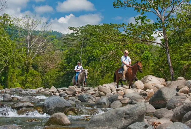 Horseback Riding to a Waterfall