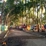 Playa Dominical Costa Rica with the local crafts on display