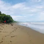 Playa Hermosa near Uvita and Casitas Del Rio Riverfront Eco lodge massive beach 2