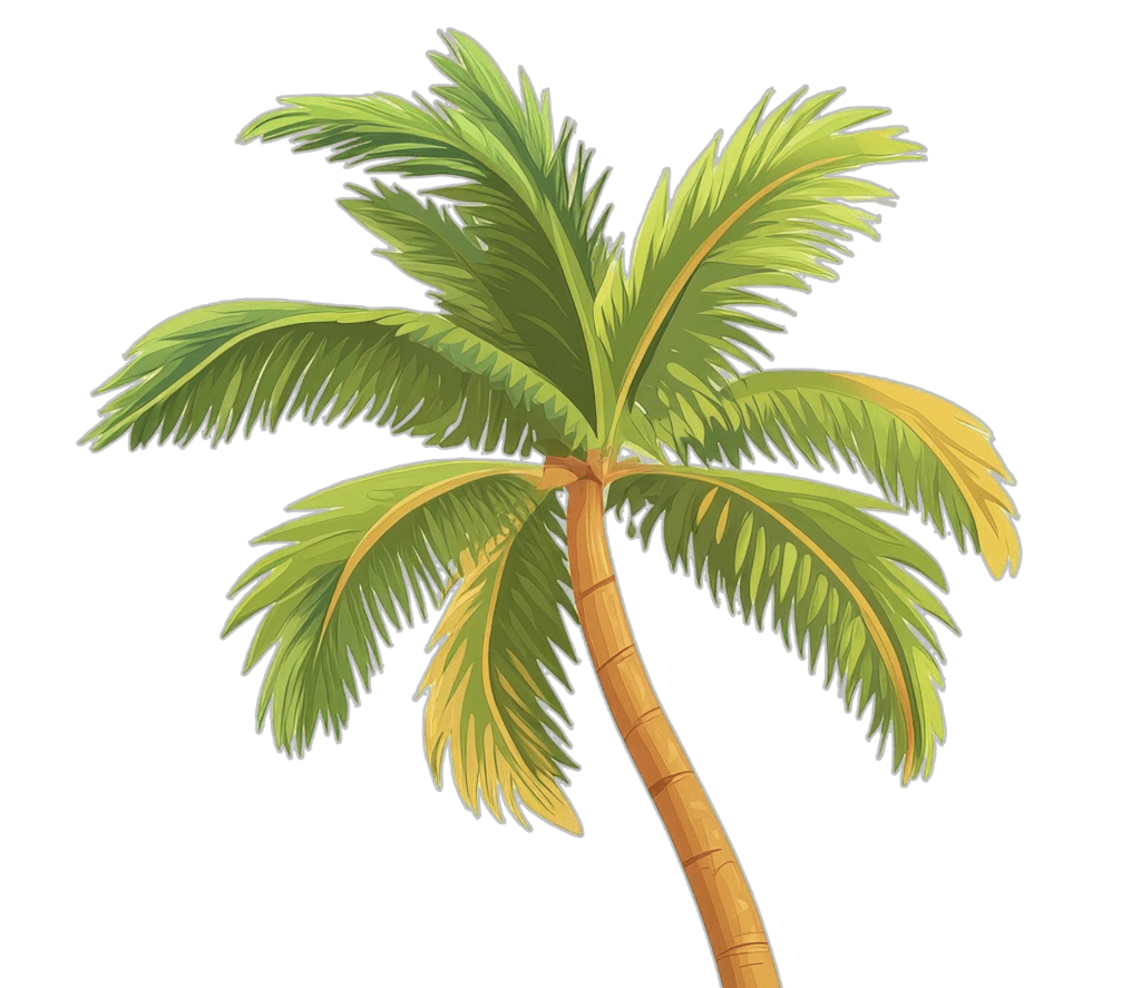 palm tree tropical beach cropped